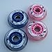 Rollerblade Replacement Wheels with LED Illuminating Lights, Bearings Included, Pack of 2, Unconditional 60-Day Money Back Guarantee