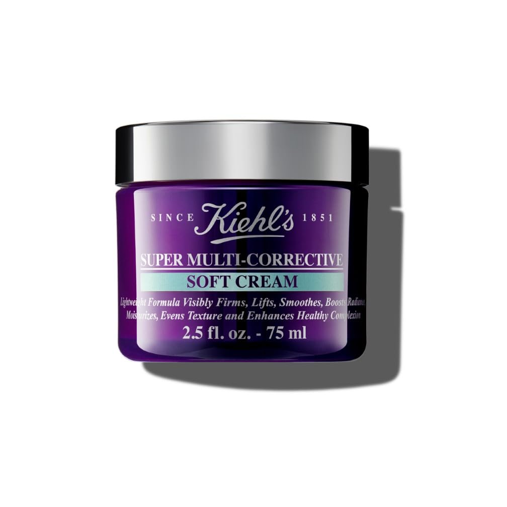 Kiehl's Super Multi-Corrective Soft Cream, Anti-ageing, Light & Refreshing Face Moisturiser for Oily/Combination & Sensitive Skin, 75Ml — image 1