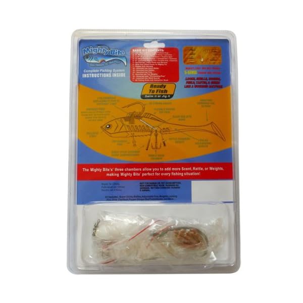 Mighty-Bite-5-sense-Soft-Plastic-Fishing-Luresbaits-kits-System-Hook-inside-Freshwatersaltwater-Fishing-BQ11