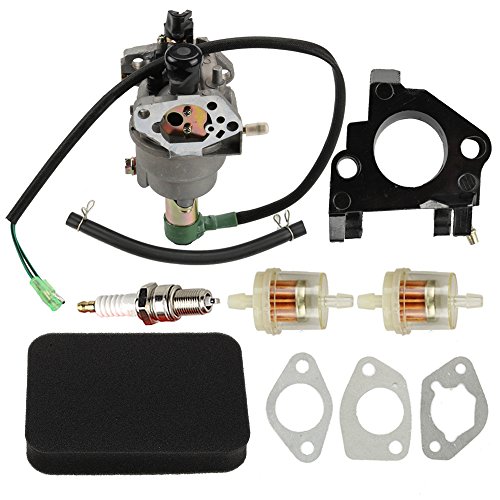 Butom Carburetor+Insulator + Air Fuel Filter for Honda EB3500 EB3500X EB3500XK1 EB3800 EM3500X EM3500SX EM3500SXK1 EM3800SX EW140 Generators