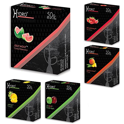 Hydro Molasses, Hookah Shisha Flavors Set, Tobacco & Nicotine Free