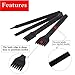 Aiskaer Stainless Steel 4mm 1/2/4/6 Prong DIY Diamond Lacing Stitching Chisel Set Leather Craft Kits