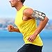 MoKo Running Armband, Multifunctional 2 Pockets Workout Sports Arm Bag, Sweatproof Cell Phone Pouch Holder Compatible with iPhone X/Xr/Xs Max, 8/7/6s Plus, Samsung S10/S9/S8 Plus, S7 Edge - Lucky Tree
