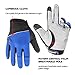 Zookki Work Gloves,Full finger-Blue,M(6.7inches-7.9inches)