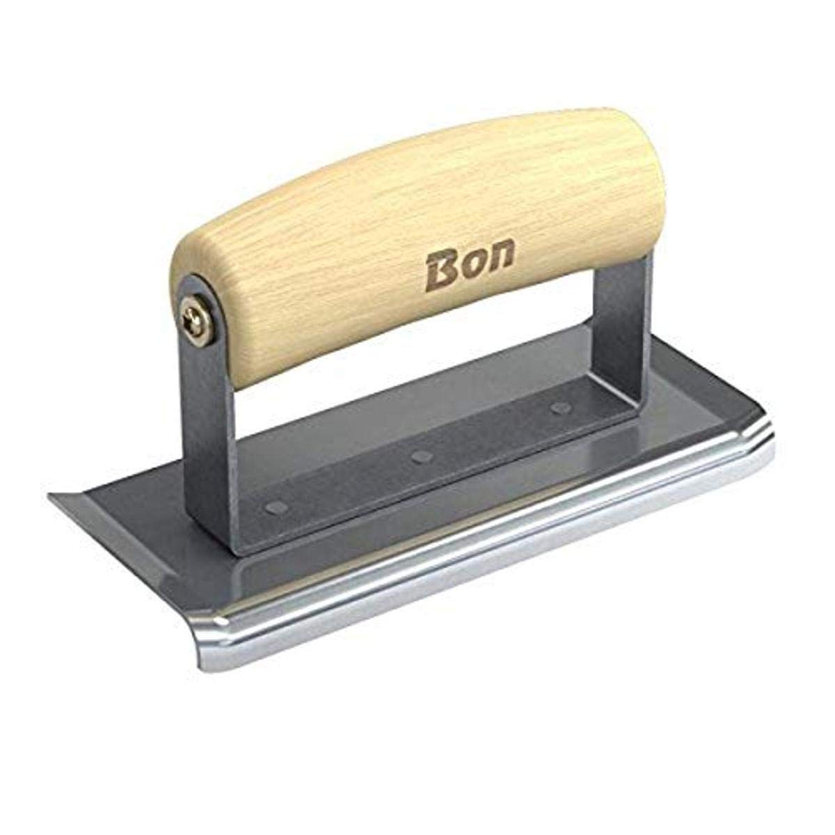 Bon 12-470 6/2-0.5-inch Stainless Steel Curved End Concrete Edger with Wood Handle