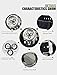 PHCOOVERS Fashion Men's Three-dimensional tricyclic Big dial Silicone Band Quartz Wrist Watch