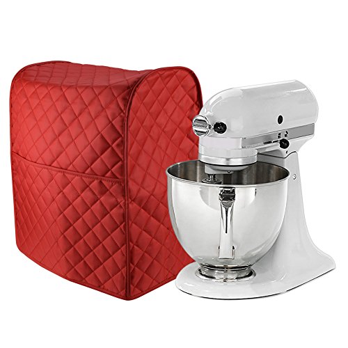 NKTM Stand Mixer Cover Dust-proof with Organizer Bag for Kitchen Mixer(17" x 14" x 9")