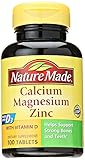 Nature Made Calcium Magnesium & Zinc, 100 ct