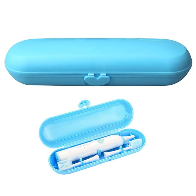 kuou Electric Toothbrush Travel Case, Plastic Toothbrush Cover Heads