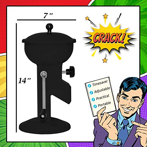 Hand Crank Walnut Cracker Compact and Adjustable Nutcracker For Nuts