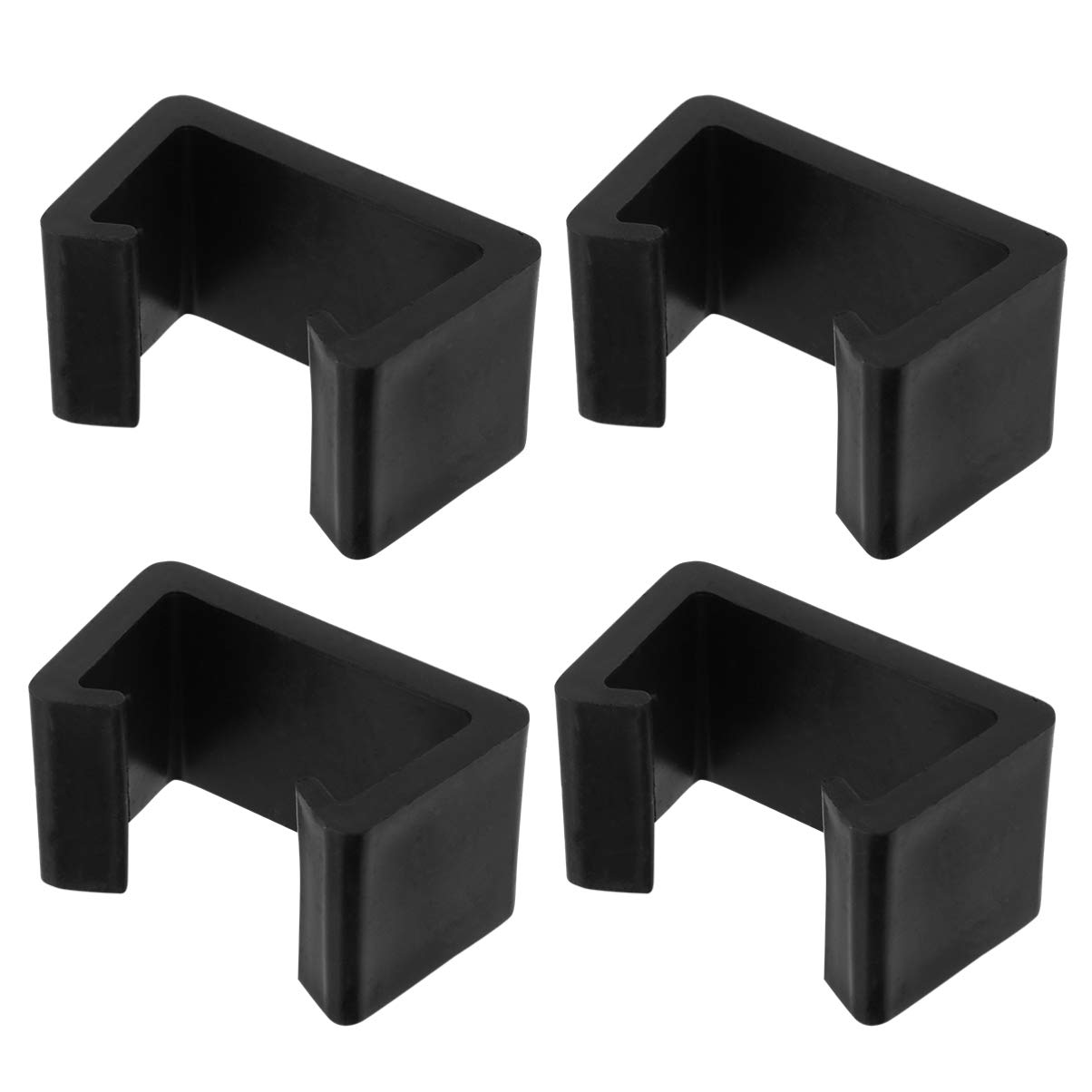 ULTECHNOVO Wicker Chair Clips Wicker Furniture Clips Outdoor Patio Wicker Patio Furniture Clips Rattan Furniture Clips for Outdoor Patio Garden Wicker Rattan (Black, 4pcs)