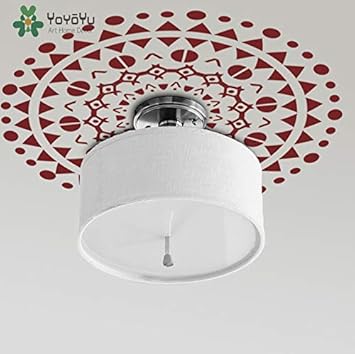 Buy Generic Ceiling Medallion Wall Decal Tribal Flower Removable