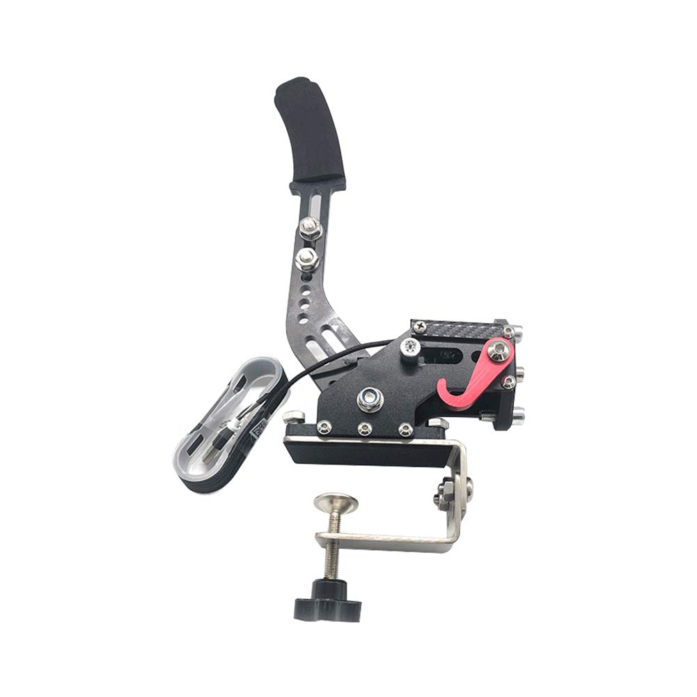 PC Handbrake, 14Bit Universal Adjustable Height Drift USB Handbrake for Racing Games, Compatible with G25/27/29 Simulate Linear Handbrake