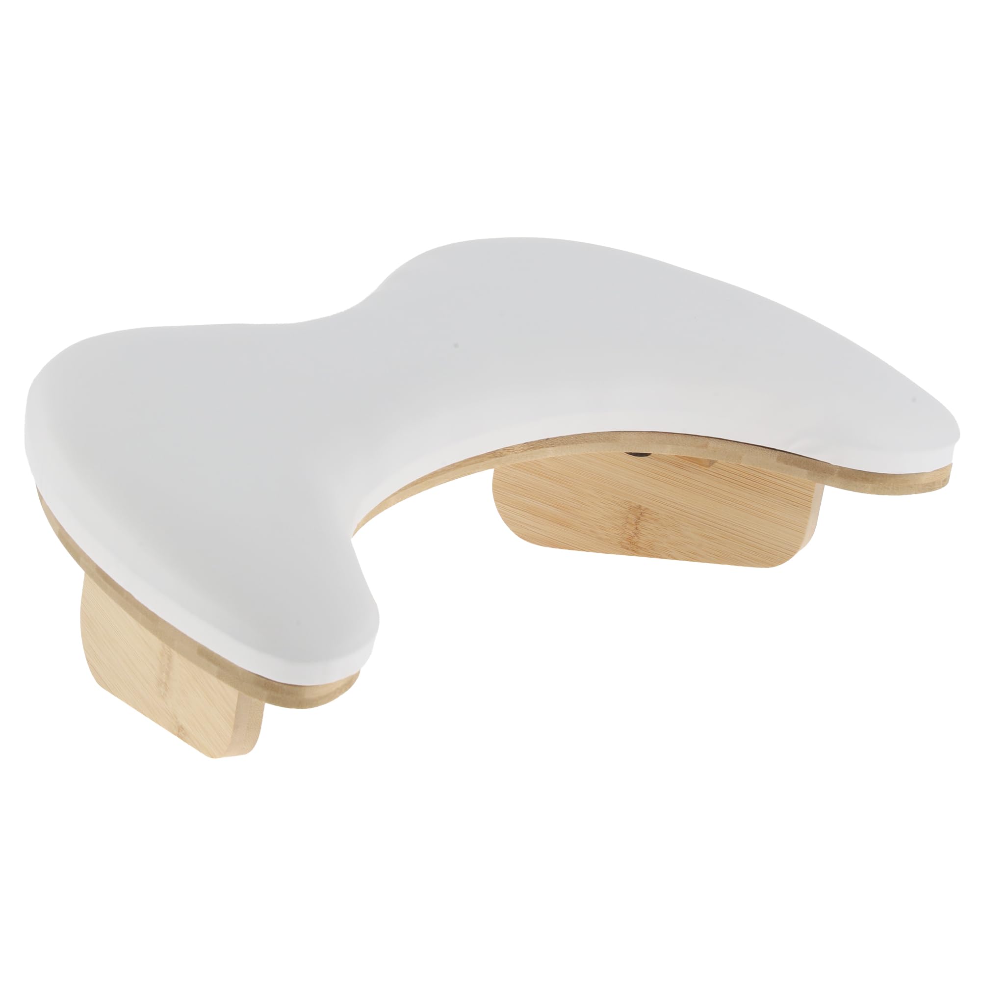 VOCOSTE Arm Rest for Nails Tech, U Shaped Nail Arm Rest, White