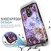 TJS Case for LG K20 Plus/LG K20 V/LG Harmony/LG Grace 4G LTE, Slim Hybrid Shockproof Impact Rugged Marble Case Armor Phone Cover (Stardust)