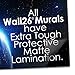 Wall26 White Sand Beach with Palm Tree Open Window Mural Wall Decal Sticker - 36