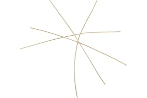 Angoily 4pcs Flexible Memory Wire for Jewelry Making Copper Plated Spring Coil Wire Spiral Design