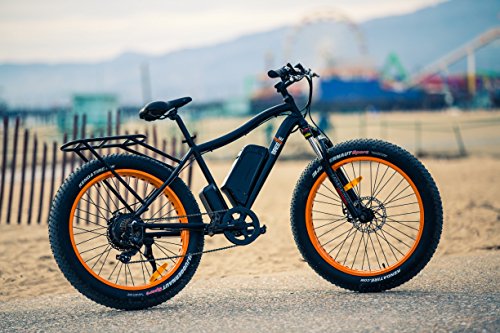 Breeze Electric Bike Fat Tire- Ebike, Mountain Bicycle: High Speed 500w Powerful Motor, Hand Throttle,10.4Ah Lithium Ion Battery, 43-50 Miles w/Pedal Assist, Ride in Snow, Ice, Rain, Beach-19 - Thumbnail 2