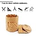 Pencil Pen Holder Cup For Desk Organizer Coin Purse Card Phone Washable Paper | Cork Wood ECO (Cork: Holder Set)
