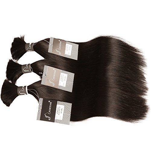 Joedir Brazilian Virgin Human Braiding Hair Bulk Straight Virgin