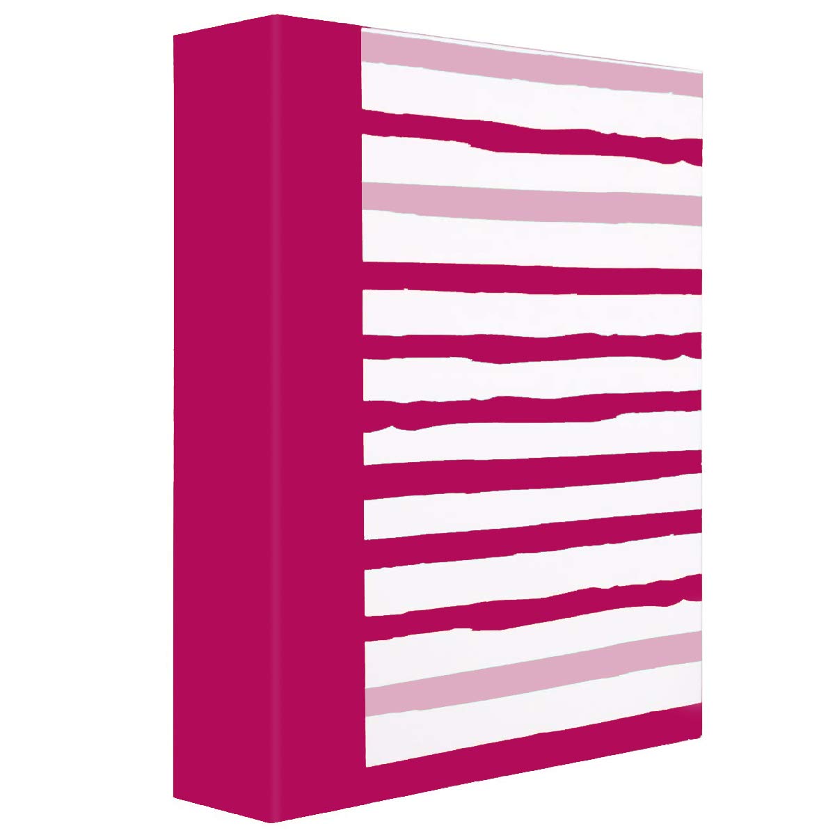 Memo Photo Album 4x6 200 Photos, Fashion Stripes Design