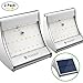 Motion Sensor Solar Lights Outdoor - 450 Lumens 24 LED Waterproof Wireless Solar Powered Security Light - Super Brightness Easy Install for Garden Patio Pathway Yard Garage Landscape – 2 Pack