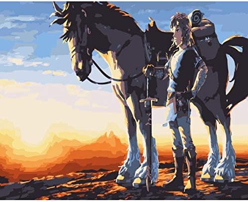 CYKEJISD Jigsaw Puzzle 1000 Piece 3D Puzzle The Legend Of Zelda Breath Of The Wild Diy Game Wall Art Pictures For Living Room 75X50Cm