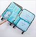 Packing Cubes for Travel: Set of 7 Packing Luggage Suitcase Organizer and Pouches with Toiletry Shoe and Laundry Bag