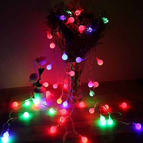 Globe string lights,samyoung 16 ft 50 led ball fairy li…