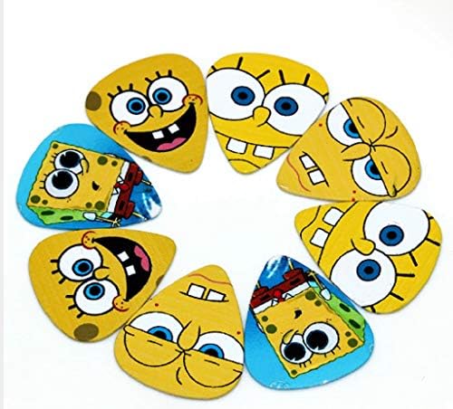 Khushwani Enterprise 10pcs 0.71mm cartoon characters high quality two side guitar picks