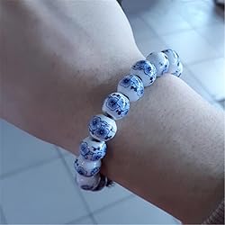 LKXHarleya Women Porcelain Beads Bracelet Vintage