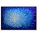 Desihum-Oil Paintings Modern Framed Art 3D Hand Painted Artwork Abstract Blue Flowers Pictures on Canvas Wall Art Ready to Hang for Living Room Bedroom Home Decor (24