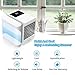 Personal Air Conditioner Air Cooler Fan, 3 in 1 USB Portable Mini Space Cooler, Evaporative Humidifier, Purifier, Cooling Fan for Home Offices Kitchen 2A Charger Included(White)