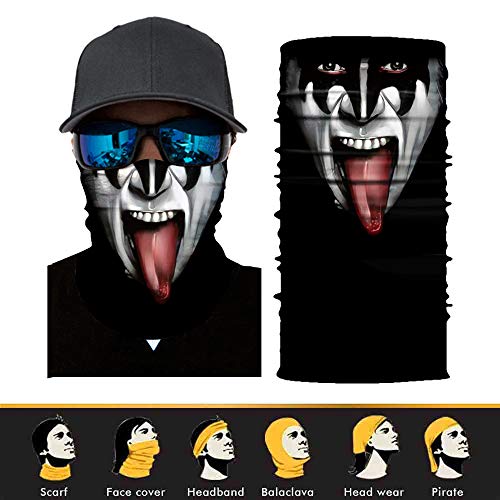 HighlifeS Cycling Motorcycle Neck Tube Ski Scarf Face Mask Balaclava Halloween Party (22E) - Thumbnail 5