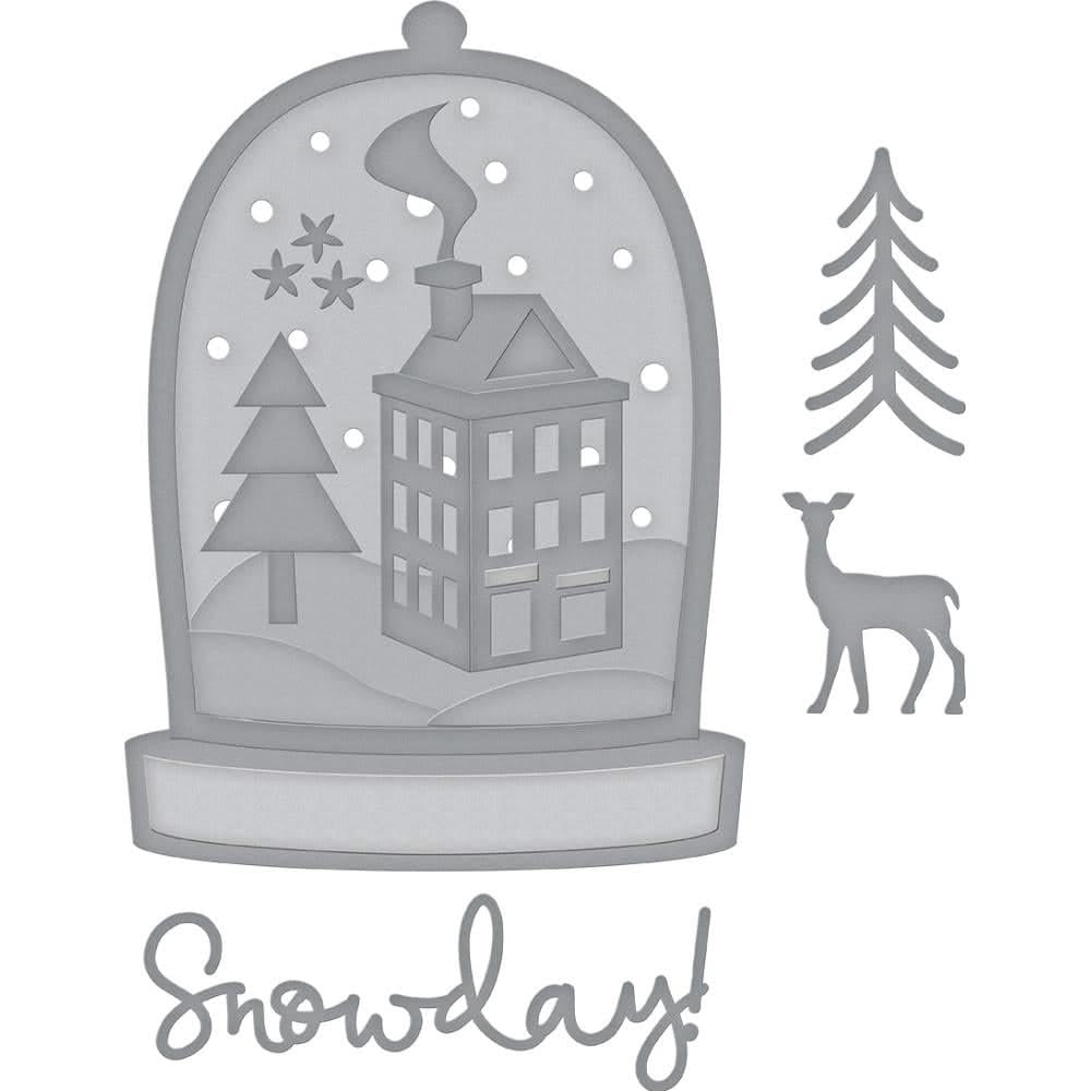 Spellbinders Santa's Workshop Shapeabilities Die Set, Metal, Lid: 6.4 x 8.4 cm