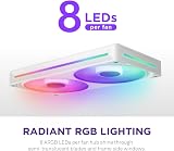 NZXT F240 RGB Core 240mm Single-Frame Fan Unit 2x120mm RGB Fans view 8