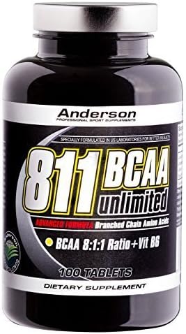 Anderson 811 BCAA Unlimited 100 Tablets by Anderson