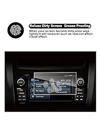 2015-2018 Nissan Rogue NissanConnect 7-Inch Touch Screen Car Display Navigation Screen Protector, RUIYA HD Clear TEMPERED GLASS Car In-Dash Screen Protective Film