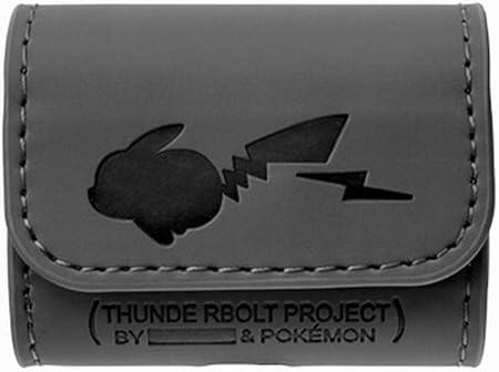 Amazon For Airpods Proイヤホンケース 収納袋 ポーチ 定期入れ イヤホン保護 小物入れ 小物整理 Usbメモリー収納 カギ収納 レザー 男女兼用 ブラック Airpods Pro 3 ピカチュウ Fenyun イヤホン ヘッドホンケース