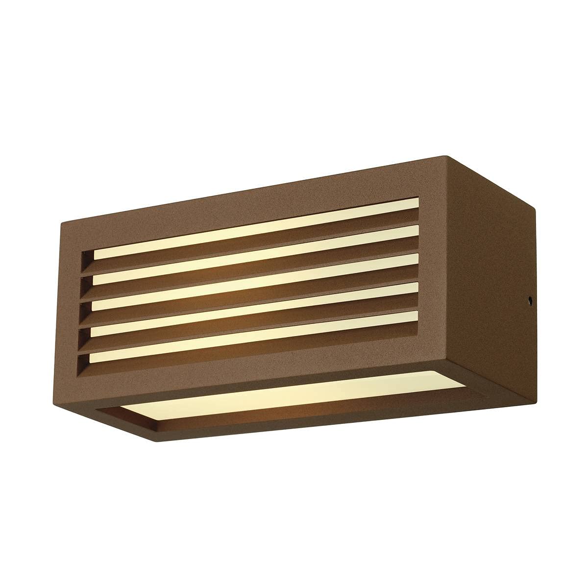 SLV 232497 Box-L Wall Light, Rust, Brown/Copper