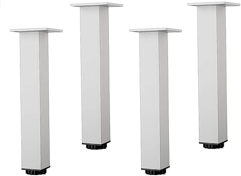Möbelbein, 4 Stück verdicktes Aluminiumlegierungs-Schrankbein mit