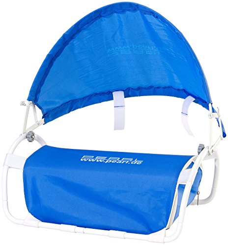 PEARL Kopfstütze Strand: Nacken-Kissen mit Sonnenschutz für Strand und Outdoor 2er-Set (Sonnenschutz Kopf Strand) – Bild 3