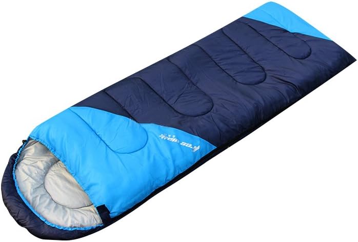 Free Walk Envelope Single Camping Sleeping Bag With Carry Sack-3.6LBS Portable for Backpack Travel