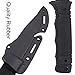 Toonol Tactical Rubber Knife Military Training Dagger Cosplay Funning War Game Knife Props Blade Rubber Fake Knives with Scabbard/Sheath