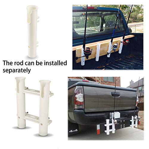 CAIKEI Fishing Rod Rack Rod Holders Tube Rod Racks with Reel and Tools Slot for Rod Fishing, Deep Sea Fishing and Trolling - Thumbnail 6