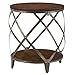 Coaster Home Furnishings Metal Accent Table with Drum Shape, Brown