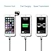 Charging Cord, Marchpower Durable Nylon Braided Charging Wire Fast Charging & Syncing Lightning to USB Cable for iPhone 7 6s 6Plus 6 5s 5c 5 iPad Pro Air iPod 2 Pack 6FT (Silver Black)
