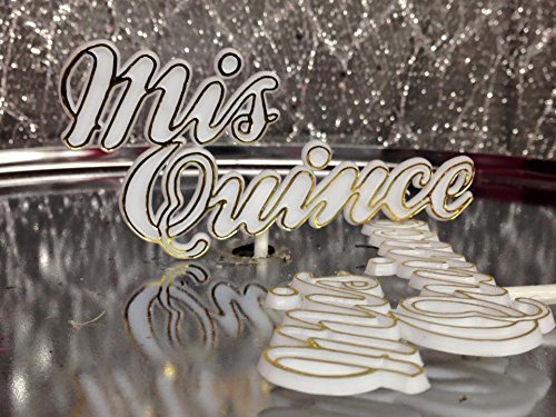 Mis Quince Anos Sweet 15 Birthday Cake Cupcake Decoration Pick