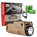 Inforce APLc Weapon Light 200 Lumens Bundle with 3 Extra Viridian CR2 Batteries and a Lumintrail Keychain Light