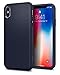 Spigen Liquid Air Designed for iPhone Xs Case (2018) / Designed for iPhone X Case (2017) - Midnight Blue